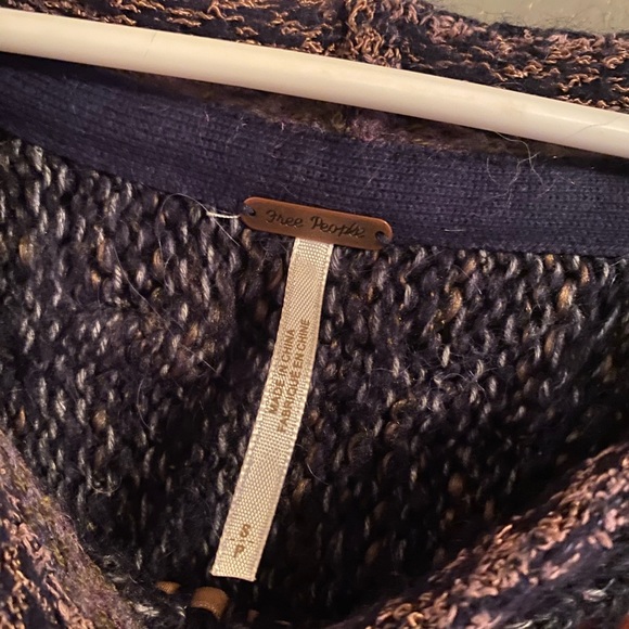 Free People Craft Time Knit Bell Sleeve Sweater S - Picture 4 of 4